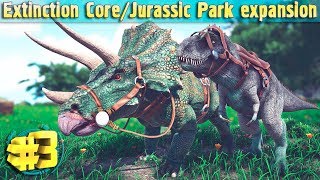 Тирранотитан и топовый Трайк #3 Extinction Core и Jurassic Park Expansion