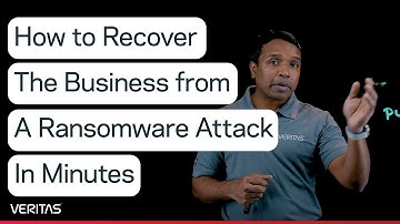 How to Recover the Business from a Ransomware Attack in Minutes
