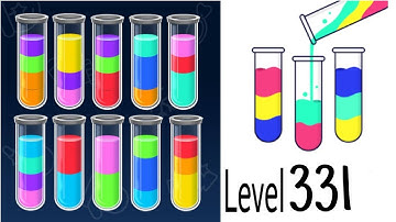 SortPuz LEVEL 331 : Water Sort Puzzle LEVEL 331 Walkthrough, Solution iOS/Android
