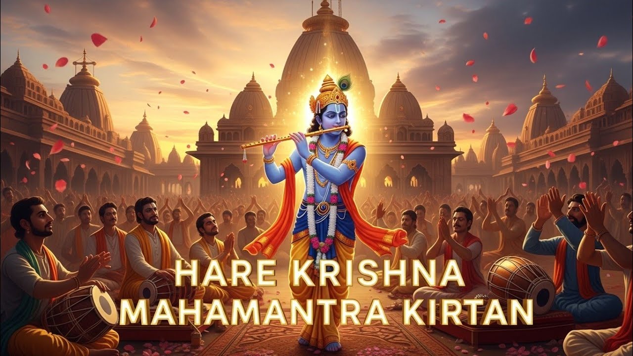 Hare Krishna Hare Krishna | Krishna Mahamantra | Most Peaceful Krishna Bhajan | #krishna 