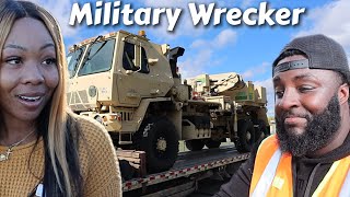 High Vaule $$$ Military Load “telling My Wife The Truth” Step Deck Flatbed Driver
