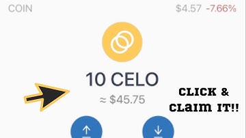 Click this video and Claim Free Celo Token to your trust wallet instantly