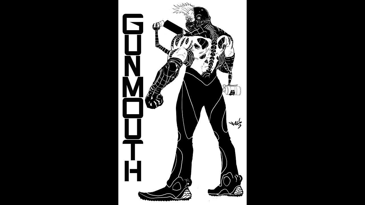 'GunMouth' Character |Speed Drawing