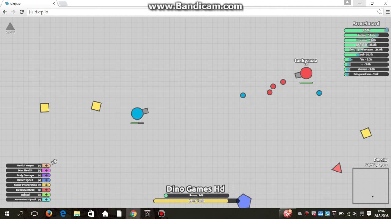 Diep.io (Hrvatski): Epizoda 3. - YouTube Dino Games Hd