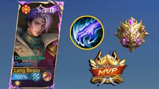 Gusion perfect magic build the tv up rank to glory solo rank