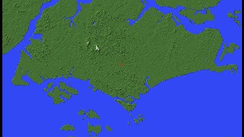 Minecraft Custom Map Download: Real Terrain Map of Singapore