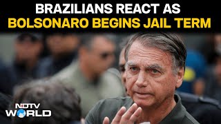 Bolsonaro Prison Term | Brazilians React To Ex-President Bolsonaro Beginning 27 Year Jail Sentence