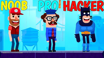 NOOB vs PRO vs HACKER in Save The Masters / gameplay all levels of save the masters