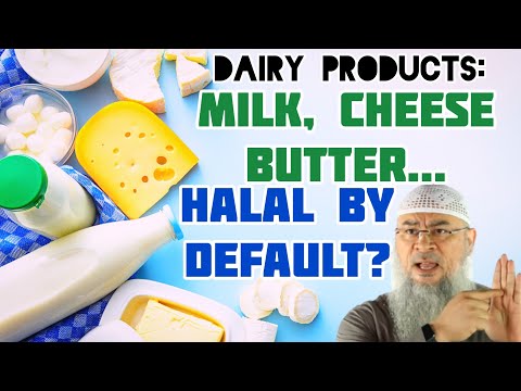 Must we inspect Butter, Cheese, Milk like we do with meat? Are they halal by default Assim al hakeem