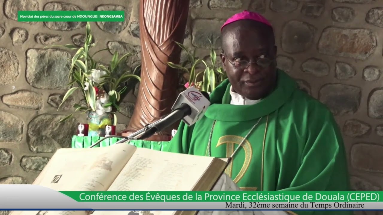 Homélie de Mgr François Achille EYABI   I    Évêque d’Eseka  Mardi, 32ème semaine du Temps Ordinaire