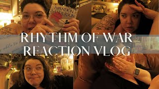 READING RHYTHM OF WAR FOR THE FIRST TIME | Reaction Vlog