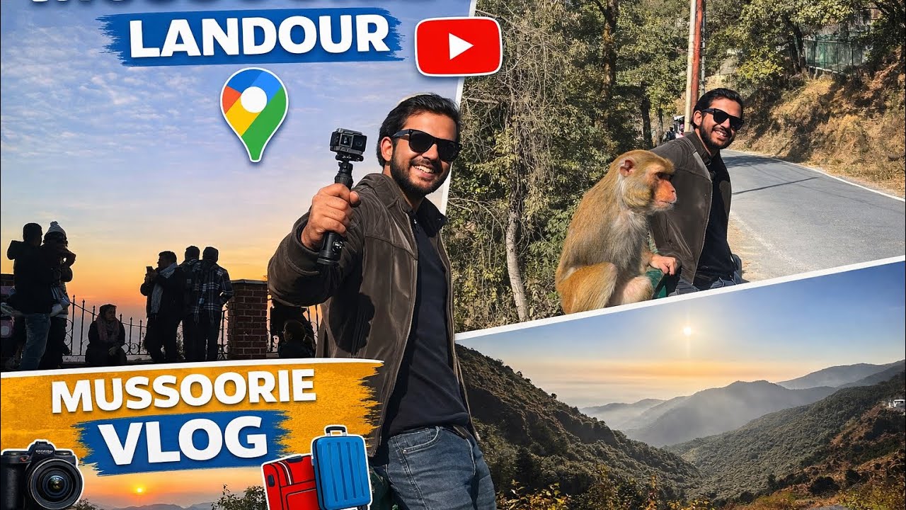 Mussoorie & Landour Vlog | Food, Views & Hill Life
