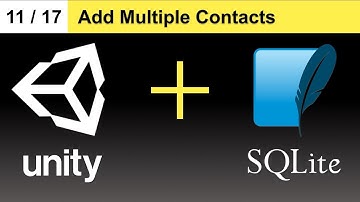 Add Multiple Contacts - Develop Unity Apps with SQLite Database (11/17)