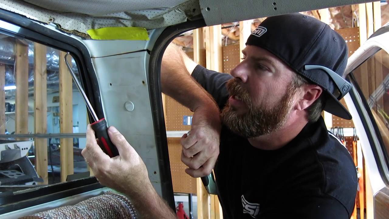 Finnegan's Garage Ep.7 New Glass for the Ramp Truck YouTube