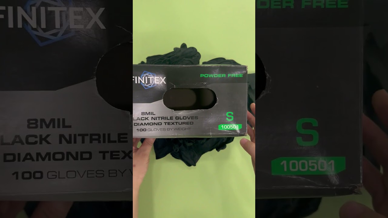 Durable & Comfortable: FINITEX 8 Mil Nitrile Gloves for Heavy-Duty Use 