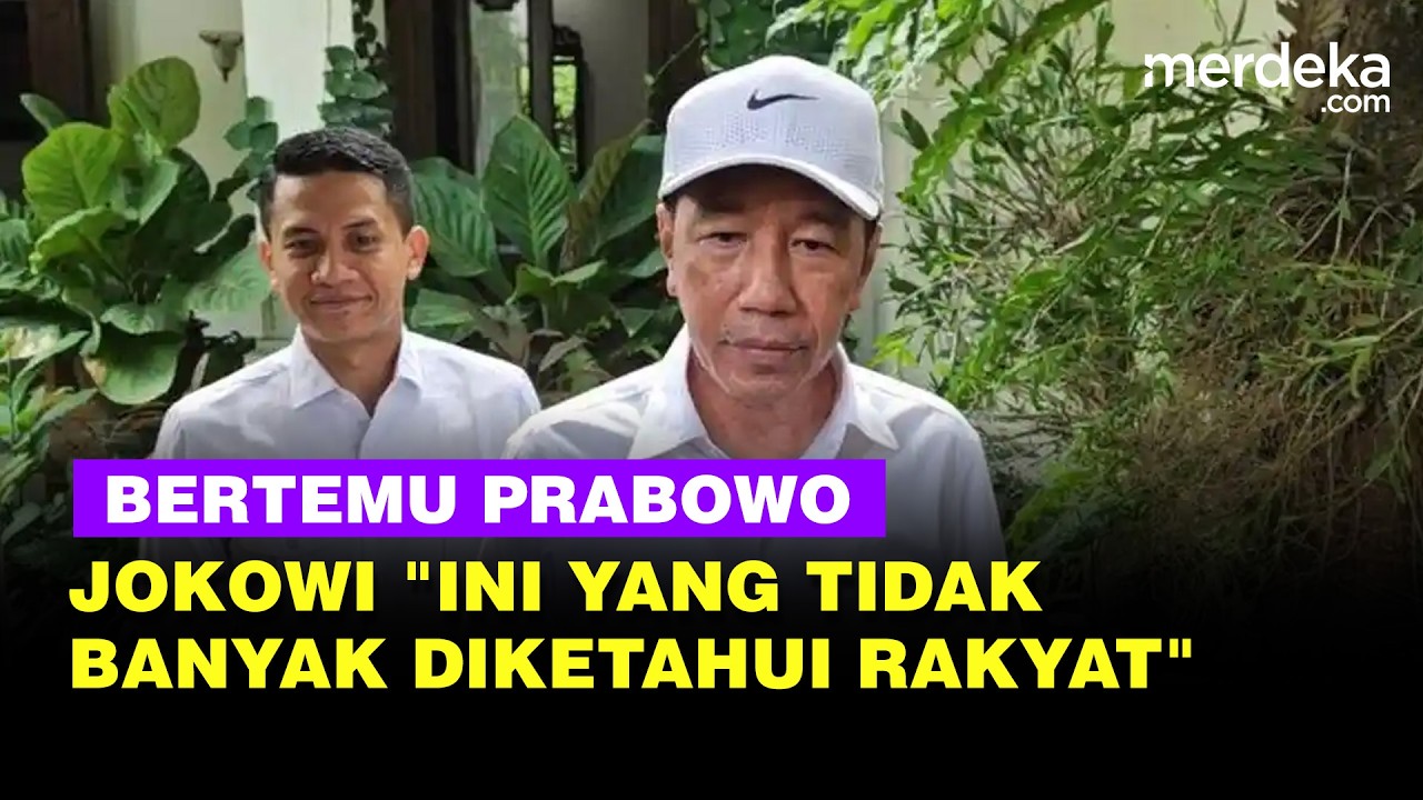 Bertemu Prabowo Hingga SBY, Jokowi: ini yang Tidak Banyak Diketahui Masyarakat ...