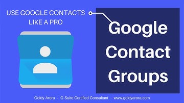 Google Contact Groups - Use Google Contacts Like a PRO