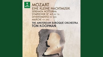Serenade No. 6 in D Major, K. 239 "Serenata Notturna": III. Rondo. Allegretto