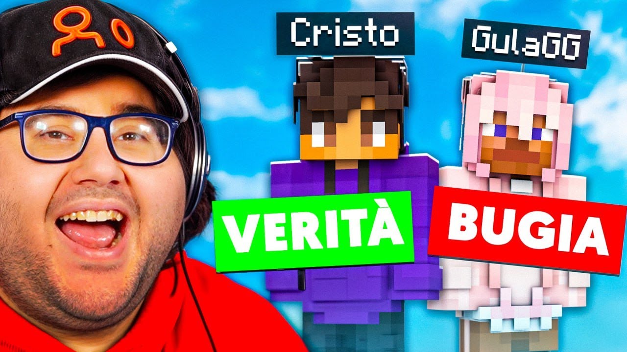 VERITÀ O BUGIA SU MINECRAFT CON GLI YOUTUBER! ft @CristoIsPurple @gulagproplayer