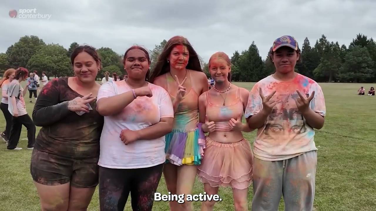 Ashburton College Active As Colour Run 2025