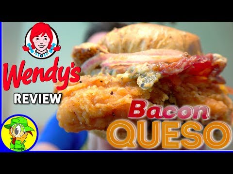 Wendy's® | Bacon Queso Chicken Sandwich Review! 👧🥓🐔