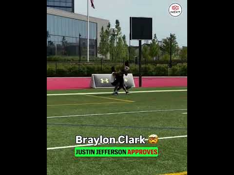 5⭐️ WR Braylon Clark is super tuff 😭