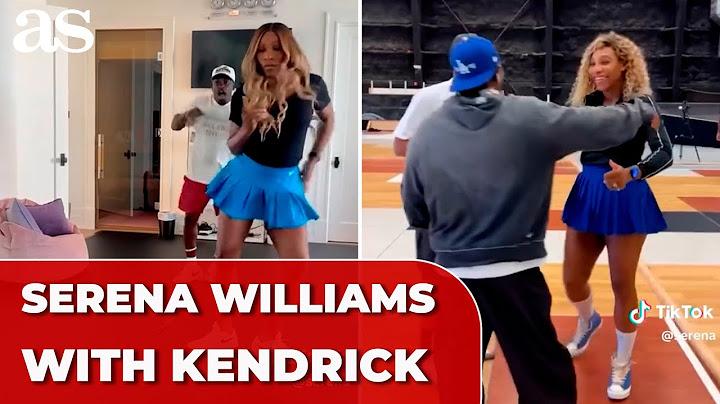 SERENA WILLIAMS Shows Off Rehearsals with KENDRICK LAMAR for SUPER BOWL Performance
