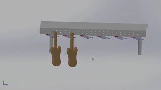 kFarklı ve Eğlenceli Bir Müzik Aleti Rafı Tasarımı