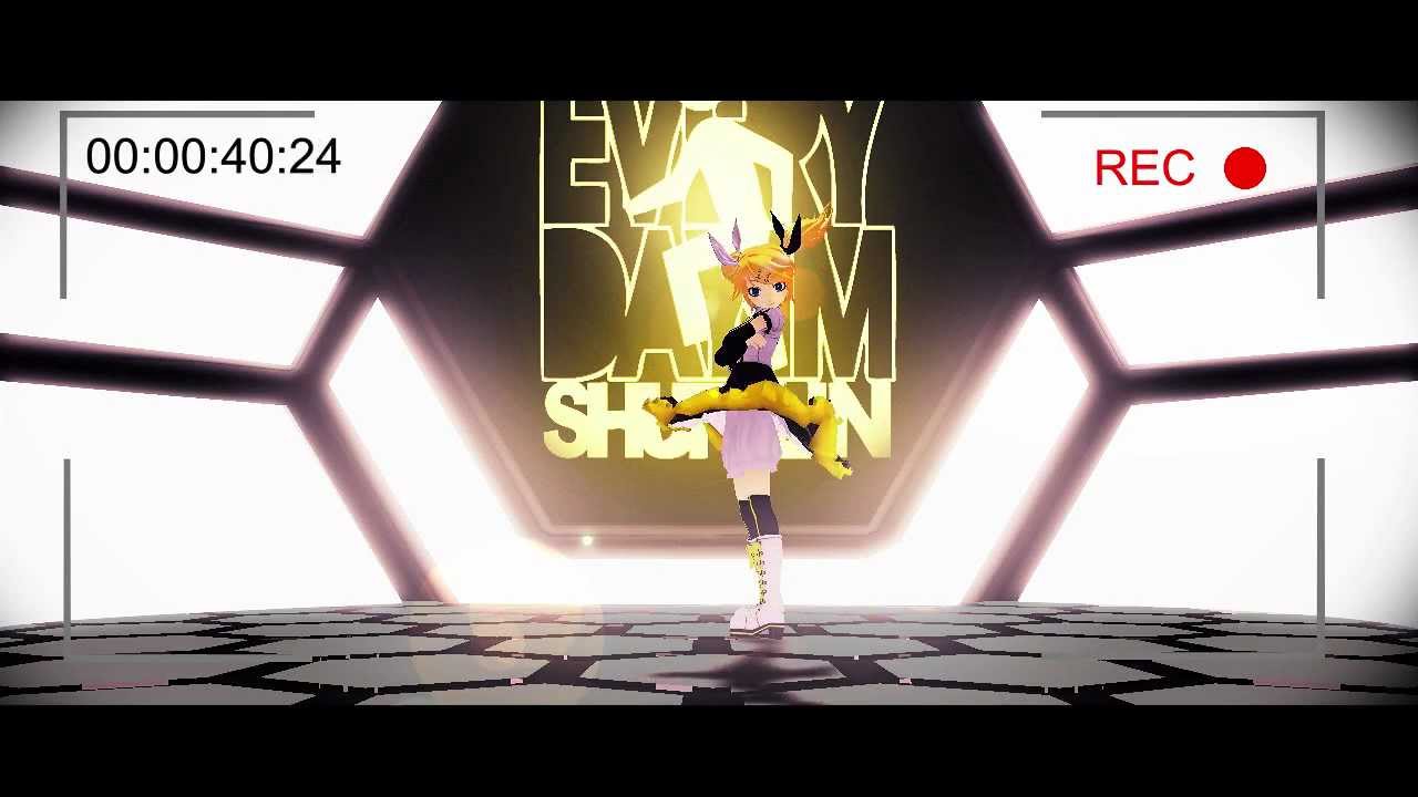 [MMD] Kagamine Rin - Party Rock Anthem Shuffle - YouTube