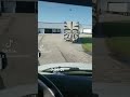 big truck looks like Zebra