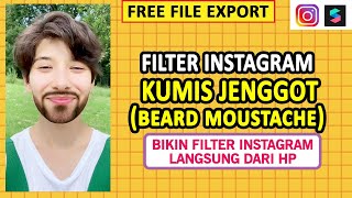 FILTER INSTAGRAM BEARD MOUSTACHE (FREE FILE EXPORT SPARK AR) screenshot 4