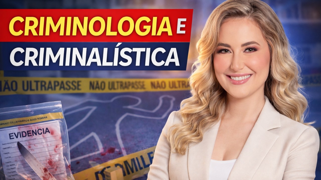 Noções de CRIMINOLOGIA E CRIMINALÍSTICA para Concursos - Resumo e Diferenças