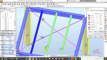 03-session for a small steel canopy (analysis and design) using Robot structural