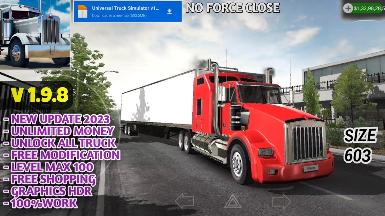 Universal Truck Simulator Version 1.9.8 New Updated Mod Apk No