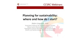 Planning for Sustainability | CCSRC May 2022