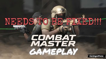 Modern Warfare Mobile Clone Gameplay | Combat Master Gameplay |This game needs some fixing.