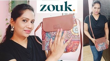 Zouk Bag Review | Zouk Flap Sling Bag Review | Trendy Sling Bag |100% Vegan Leather👛Trendy Handbags
