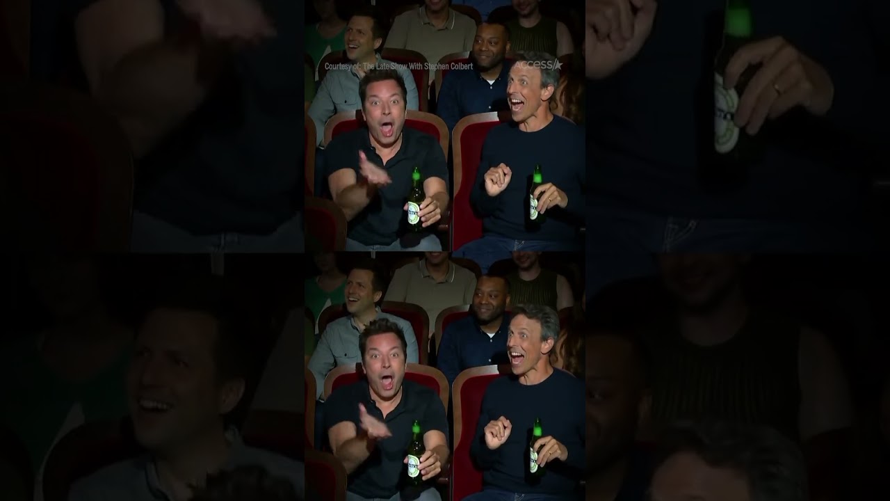 Ведущие и комики позднего вечера выступают в поддержку Стивена Колберта на фоне новостей об отмен...