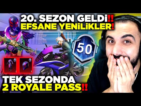 YENİ SEZON GELDİ!! 😮 ARTIK HER AY YENİ ROYALE PASS!! EFSANE YENİLİKLER | PUBG MOBILE