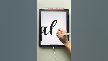 How fast can you guess the word?! #calligraphy #procreate #shorts