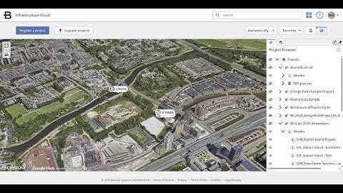 Bentley Infrastructure Cloud - Geospatial Viewer