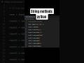 String methods in python - Day 12 of learning python. #coding #python #codeswiftz