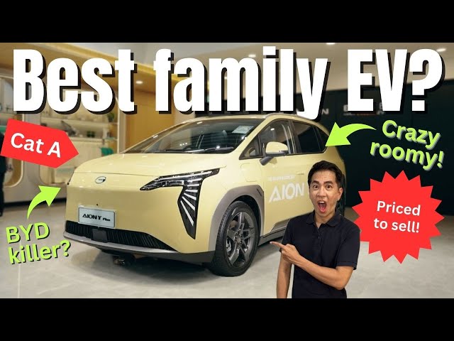 GAC Aion Y Plus: First look at the 100kW Category A electric SUV/MPV in Singapore! class=