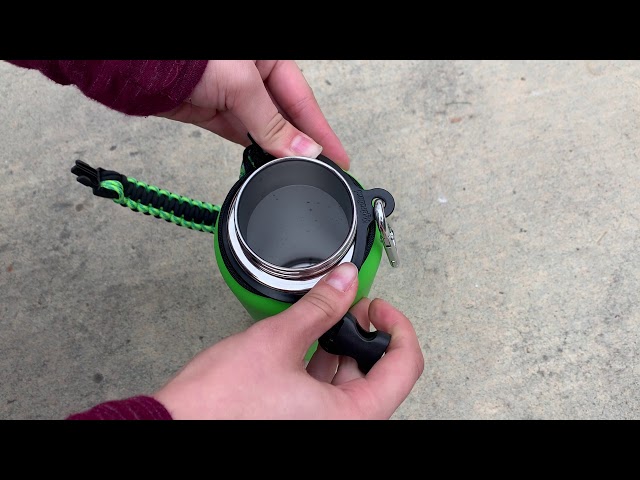 Paracord Handle and Silicone Bottom Protective Cover For Hydro Flask 32 &  40 oz