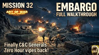 How to CRUSH Mission 32: Embargo | Art of War 3 Pro Strategy (C&C Generals returned)