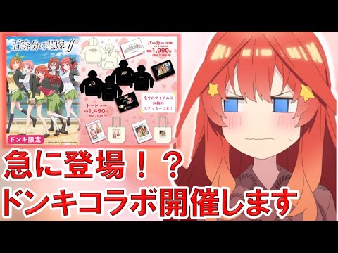 【五等分の花嫁】【ドン・キホーテ】コラボが急に登場！？ラインナップ紹介します！！（五等分の花嫁、ドン・キホーテ）