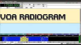 VOA Radiogram 20160910 1600 UTC 17580 kHz