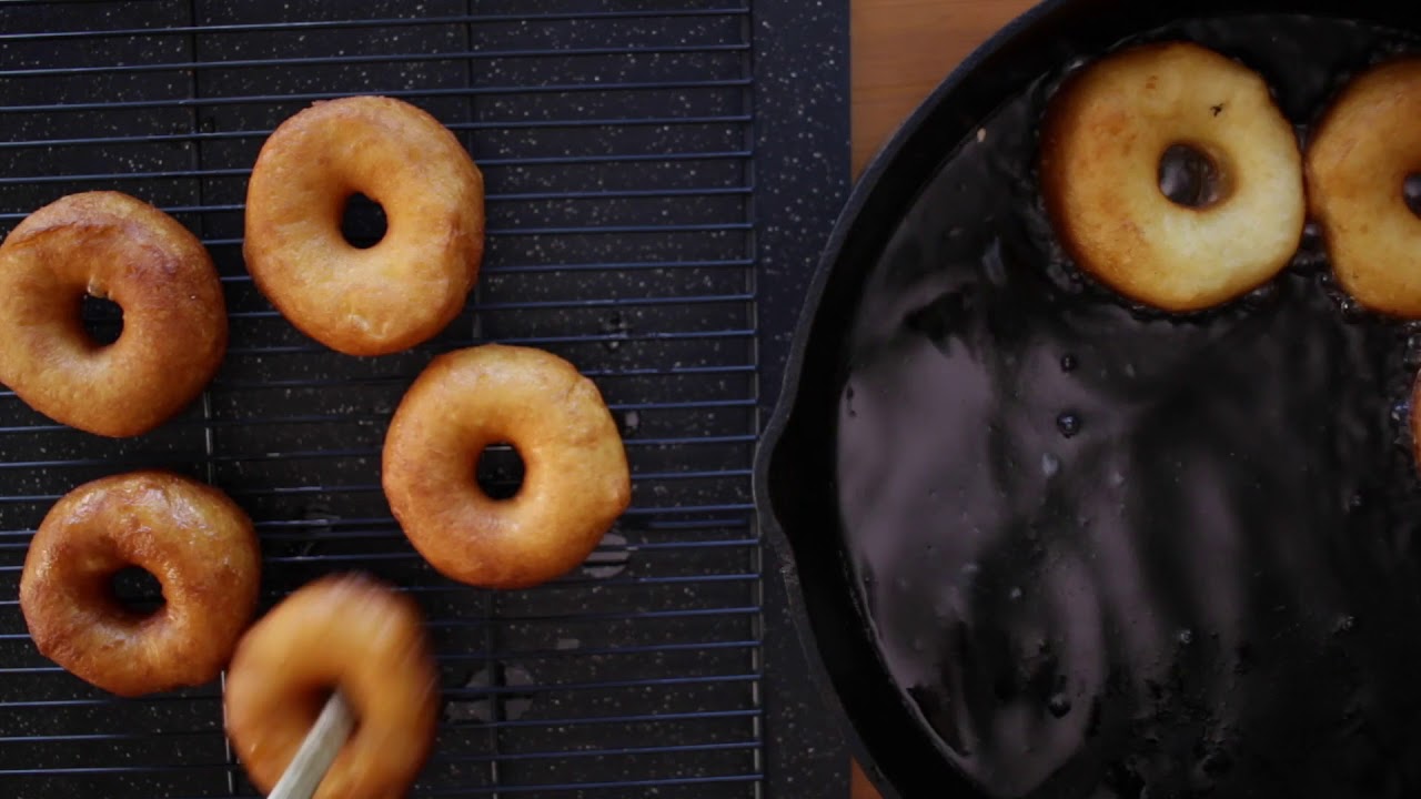 Semi-Homemade Biscuit Donuts with Maple Glaze