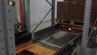 Rack with shuttle carrier