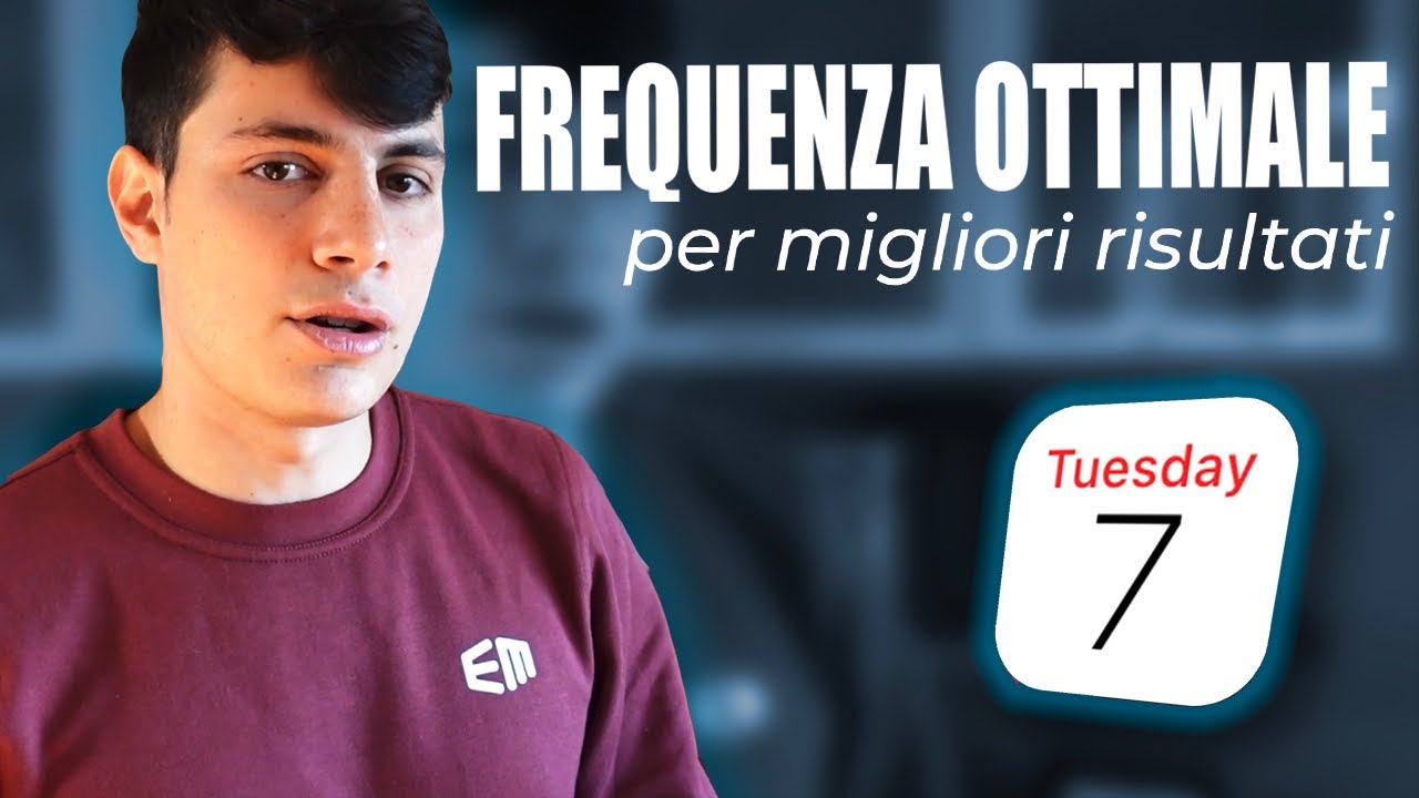 QUANTE VOLTE ALLENARSI a settimana? YouTube